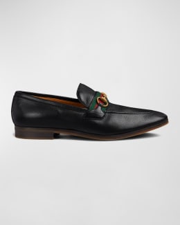 Gucci Men s Jordaan Crocodile Loafers Neiman Marcus