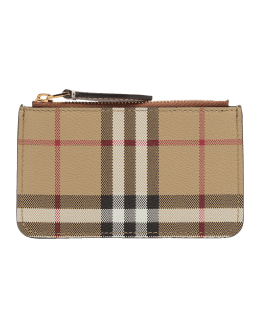 Burberry Luna House Check Coin Pouch Wallet