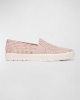 Vince perforated leather blair sneaker top