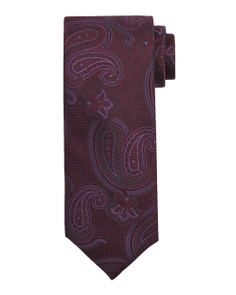 Paisley Jacquard Silk Tie main image 1