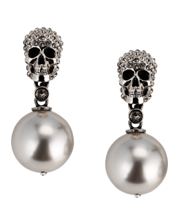 Alexander McQueen Skull & Chains Mono Earring Cuff - Ruby Lane