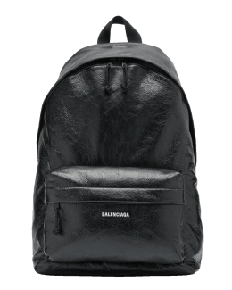 Toile Iconographe Backpack With Leather Detailing for Man in Beige/black