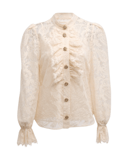 Zimmermann Chintz Doily Lace Top | Neiman Marcus