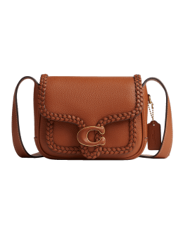 Leather satchel Michael Kors Orange in Leather - 25787277