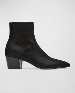 Saint laurent zip boots online