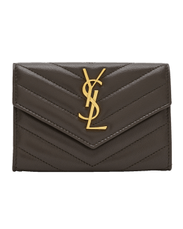 YSL UPTOWN POUCH IN GRAIN DE POUDRE EMBOSSED LEATHER-Negotiable , Luxury,  Bags & Wallets on Carousell