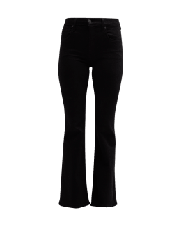 Veronica Beard Carson High-Rise Ankle Flare Jeans | Neiman Marcus