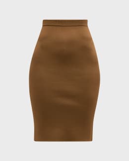 スカート Saint Laurent Sheer Knit Pencil Skirt Saint Laurent Sheer Knit Pencil Skirt | Neiman Marcus
