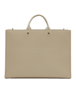 GIVENCHY Pink Mini G Tote Vertical shopping Bag leather trimmed Washed  Canvas