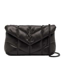 collège large in quilted leather