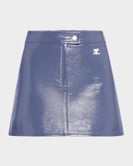 Reedition Vinyl Mini Skirt | Neiman Marcus