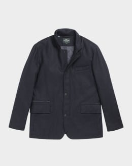 Rodd & Gunn Men's Mt Mason Melton Wool Jacket | Neiman Marcus