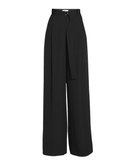 Joseph Alana High-Rise Wide-Leg Metallic Pants | Neiman Marcus