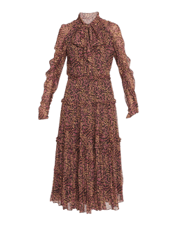 ULLA JOHNSON Avia Dress in Fossil– Capsule Shop