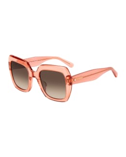 kate spade new york camryn square acetate sunglasses | Neiman Marcus