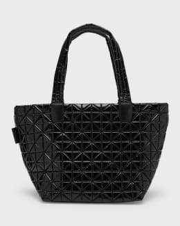 Rabanne Cabas Logo Raffia Shoulder Bag | Neiman Marcus