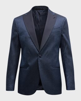 Giorgio Armani Men's Textured Dinner Jacket | Neiman Marcus