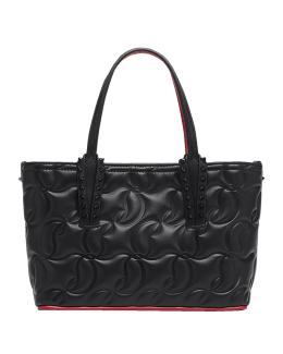 Christian Louboutin Cabata Small Tote in Grained Leather | Neiman 