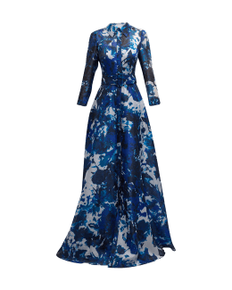 Louis Vuitton Blue Belted Jumpsuit - The Royal Couturier