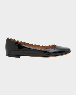Chloe lauren flat leather mary outlet jane slide