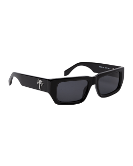 Angel Sunglasses in black - Palm Angels® Official