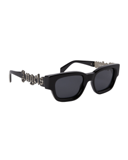 Millionaire Square Transparent Sunglasses For Men With Transparent