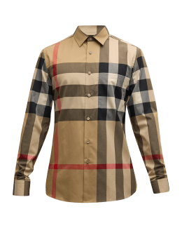 Shop Burberry Sherwood Logo Sport Shirt