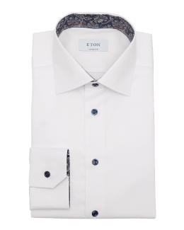 Eton Men's Slim Fit Twill Dress Shirt | Neiman Marcus