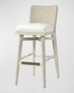 Whitewash counter stool sale