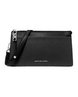 Michael Kors Small Saffiano Leather Convertible Crossbody Bag - Black