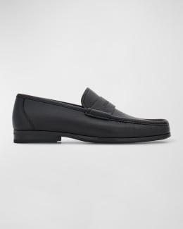 Ferragamo Men s Fiorino Leather Derby Loafers Neiman Marcus