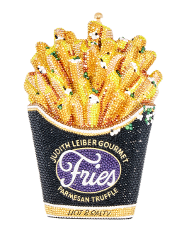 Luxury Rhinestone French Fries Evening Clutch
