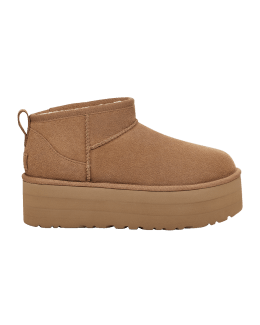 UGG Chillapeak Suede Shearling Classic Boots Neiman Marcus