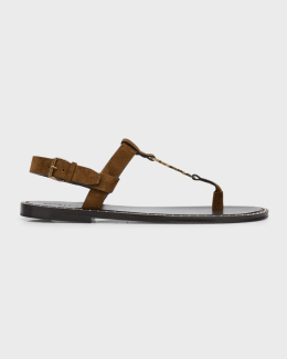 【Saint Laurent】YSL PEPE SANDAL◆818294DWEDD Saint Laurent 'pepe' Flat Sandal | italist