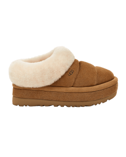 UGG Women's Tasman Suede Braid Accent Embroidered Clog Slippers