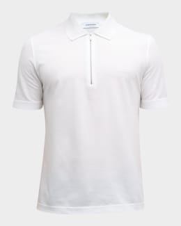 【送料&関税込】Tom Ford White Short-sleeves Polo In Cotton Cotton piqué polo shirt in white - Tom Ford | Mytheresa