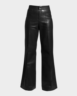A.L.C. Gemma Straight-Leg Lace Pants | Neiman Marcus