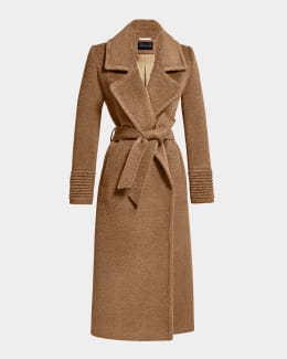Louis Vuitton - Reversible Signature Hooded Wrap Coat - Beige Mineral - Women - Size: 36 - Luxury
