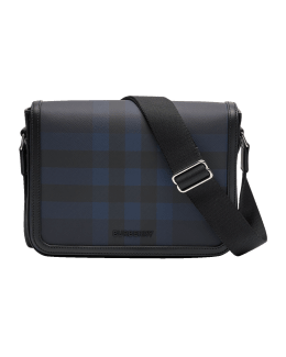 Burberry Vintage Check Messenger Bag in Natural for Men