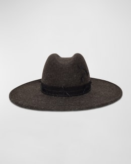 Saint Laurent Felt Fedora Hat | Neiman Marcus