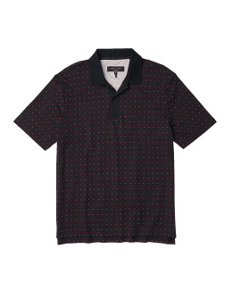 Lacoste Men's Classic Fit Monogram Print Polo