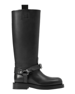 Burberry Kids' Mini Flinton Check Waterproof Rain Boot