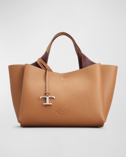 Tod's Small Calf Leather Tote Bag | Neiman Marcus