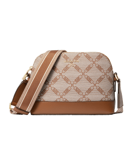 Beige ri monogram 2024 tote cross body bag