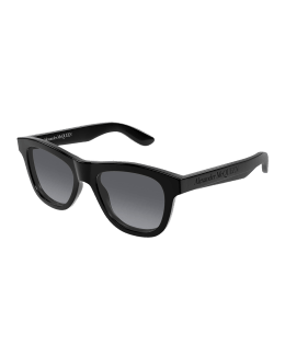 Fendi Men's FF-Monogram Lens Double-Bridge Round Sunglasses - ShopStyle