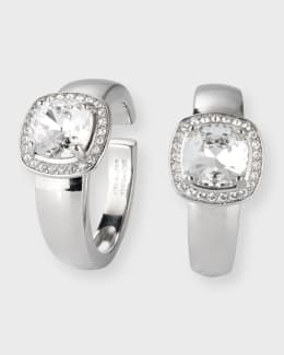 Balenciaga Loop Trio Earrings, Silver | Neiman Marcus