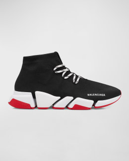 Balenciaga Speed Knit Lace-Up Trainer Sneakers | Neiman Marcus