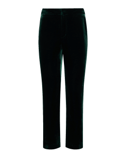 A.L.C. Sophie II Mid-Rise Straight Velvet Pants