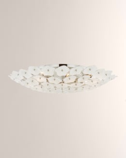 Capiz petal flush mount ceiling light cheap