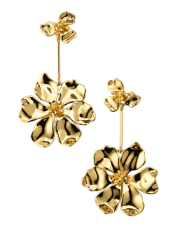 Livin' Lux Earrings Gold L V – Unhinged Lifestyle Boutique